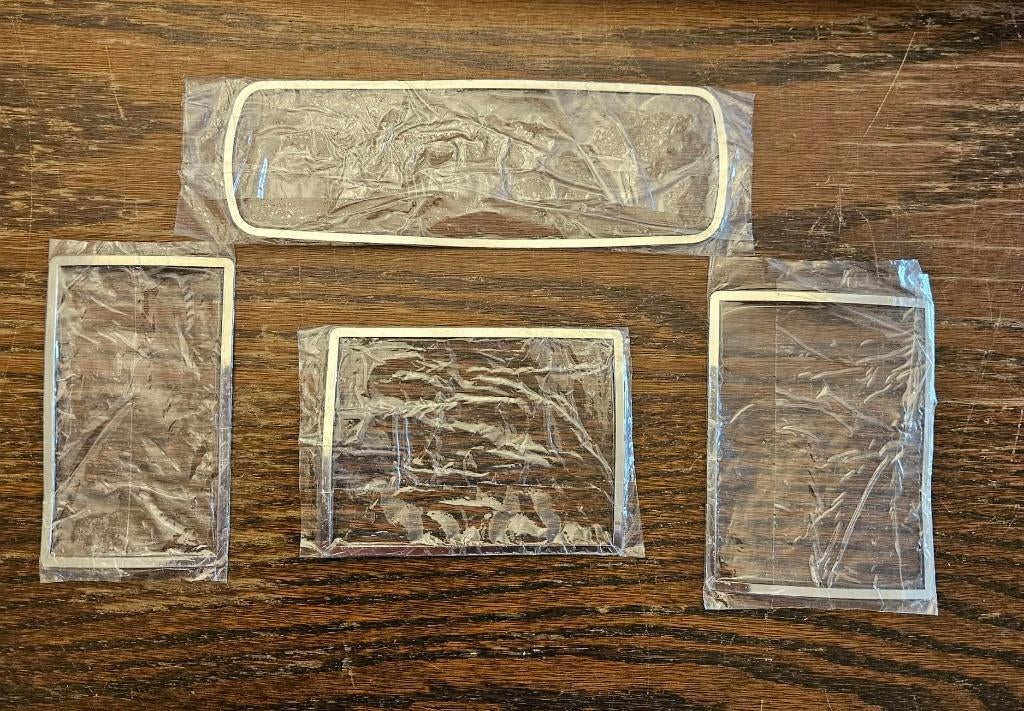 4 plaques deco interieur mercedes CLASSE A B W169 W245 W211, Enlèvement ou Envoi, Neuf, Mercedes-Benz