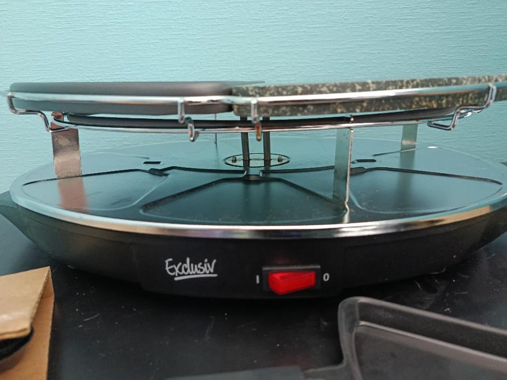 Raclette met grill, Ophalen, Nieuw, Steengrill