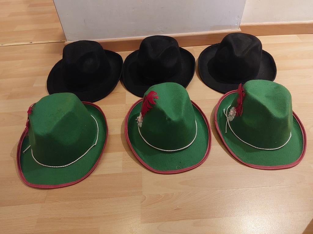 Chapeaux de fêtes., Enlèvement, Comme neuf