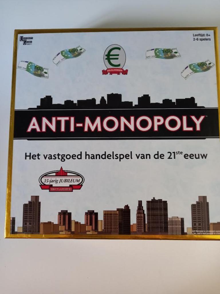 Anti-Monopoly - Bordspel, Vijf spelers of meer, Ophalen of Verzenden, Zo goed als nieuw