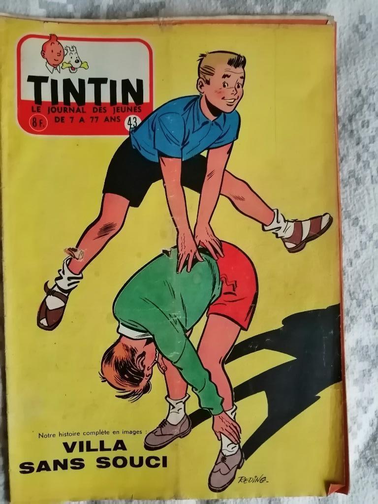 Journal de TINTIN édition Belge n43 - 24 octobre 1956, Collections, Enlèvement ou Envoi, Journal ou Magazine