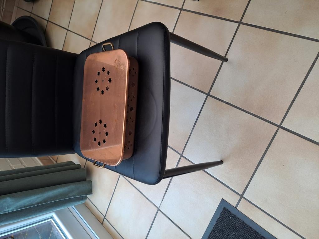 Warmhoudschotel rood koper, Ophalen, Koper