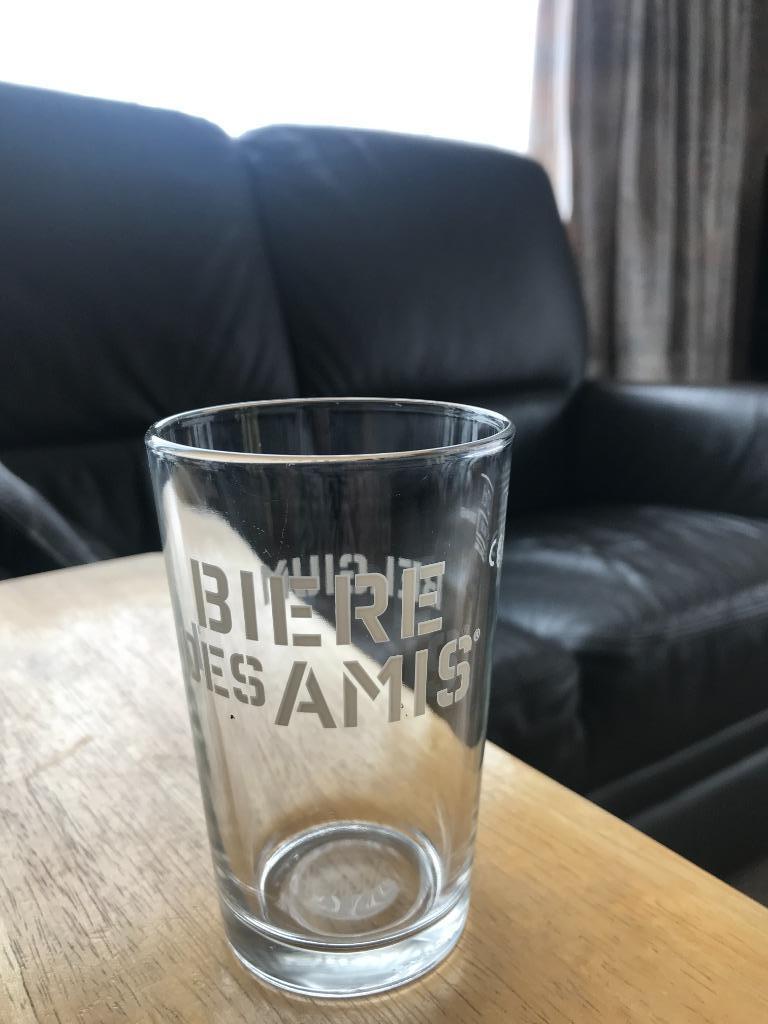 Verre à bière Bière des Amis 17 cl, Collections, Enlèvement ou Envoi, Comme neuf, Verre ou Verres, Autres marques