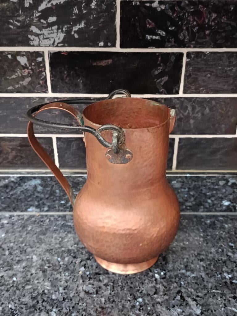 Cruche en cuivre ancienne, Enlèvement ou Envoi, Cuivre