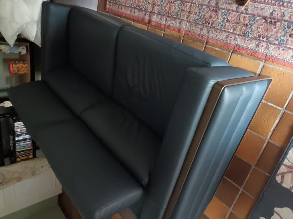 Leder salon 2 zit linkerkant relax, Enlèvement, Comme neuf