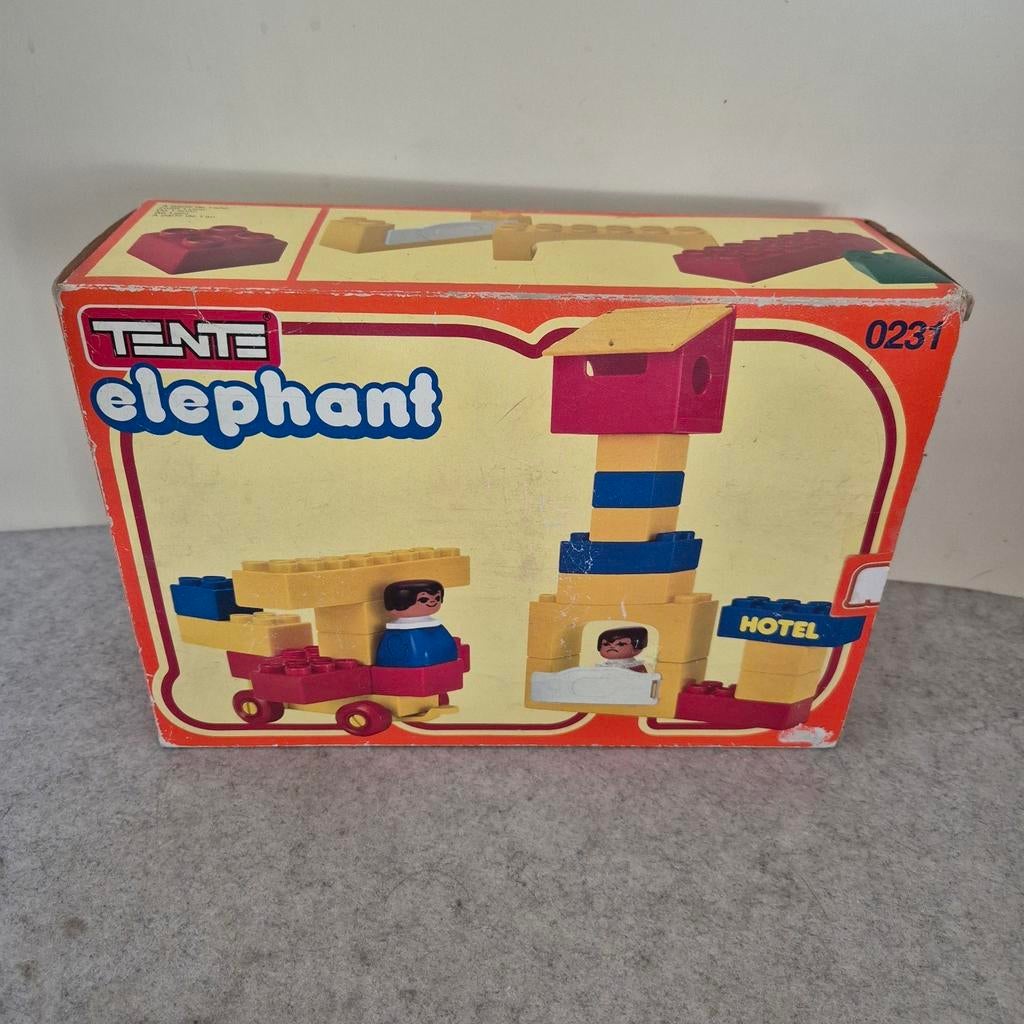 Tente elephant blokken in doos, Enfants & Bébés, Enlèvement ou Envoi, Comme neuf