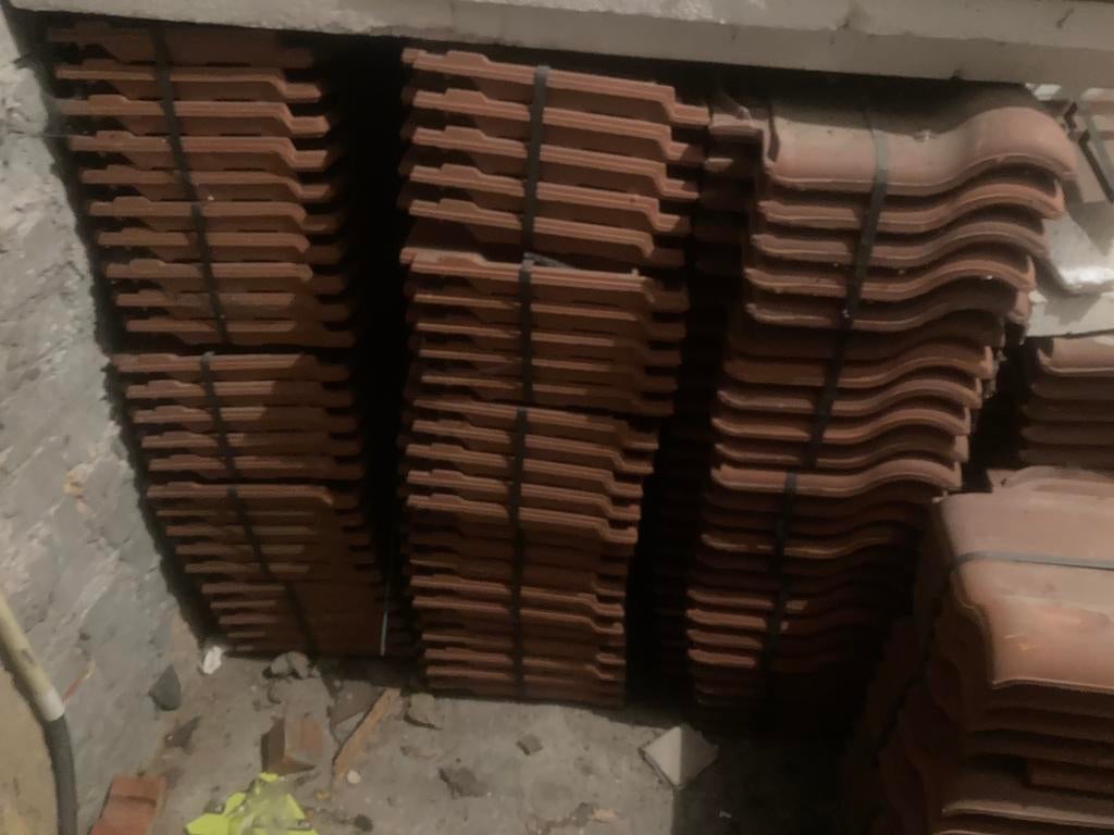 Dakpannen koramic, Ophalen, Zo goed als nieuw, Dakpannen