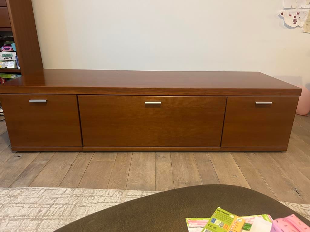 Meuble tv en cerisier, Enlèvement, Comme neuf, Cerisier