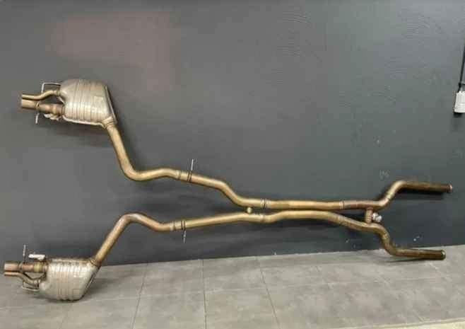 Origineel Mercedes C63 AMG uitlaatsysteem