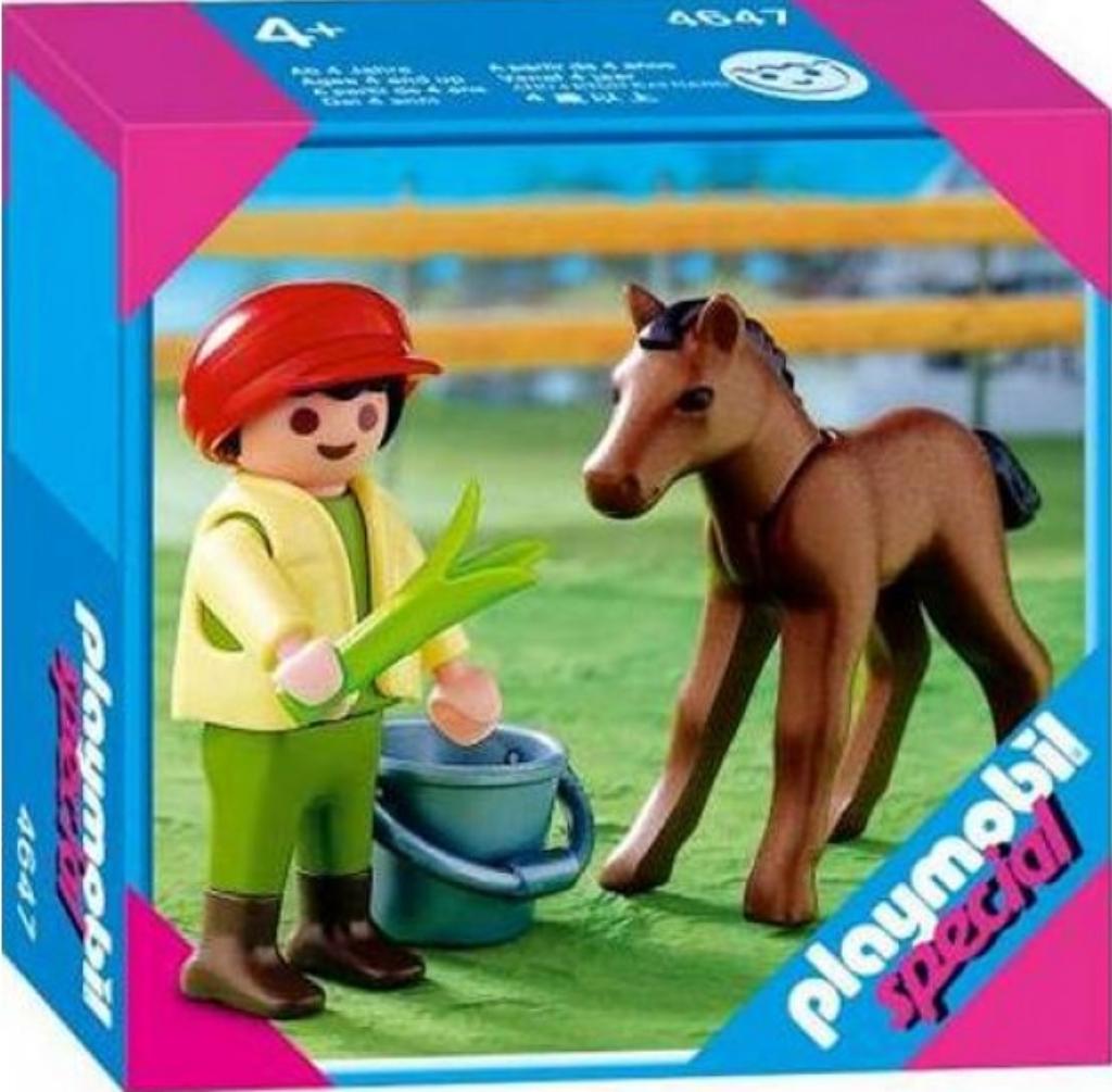 Playmobil 4647 Jongen met veulen, Ophalen, Zo goed als nieuw, Complete set