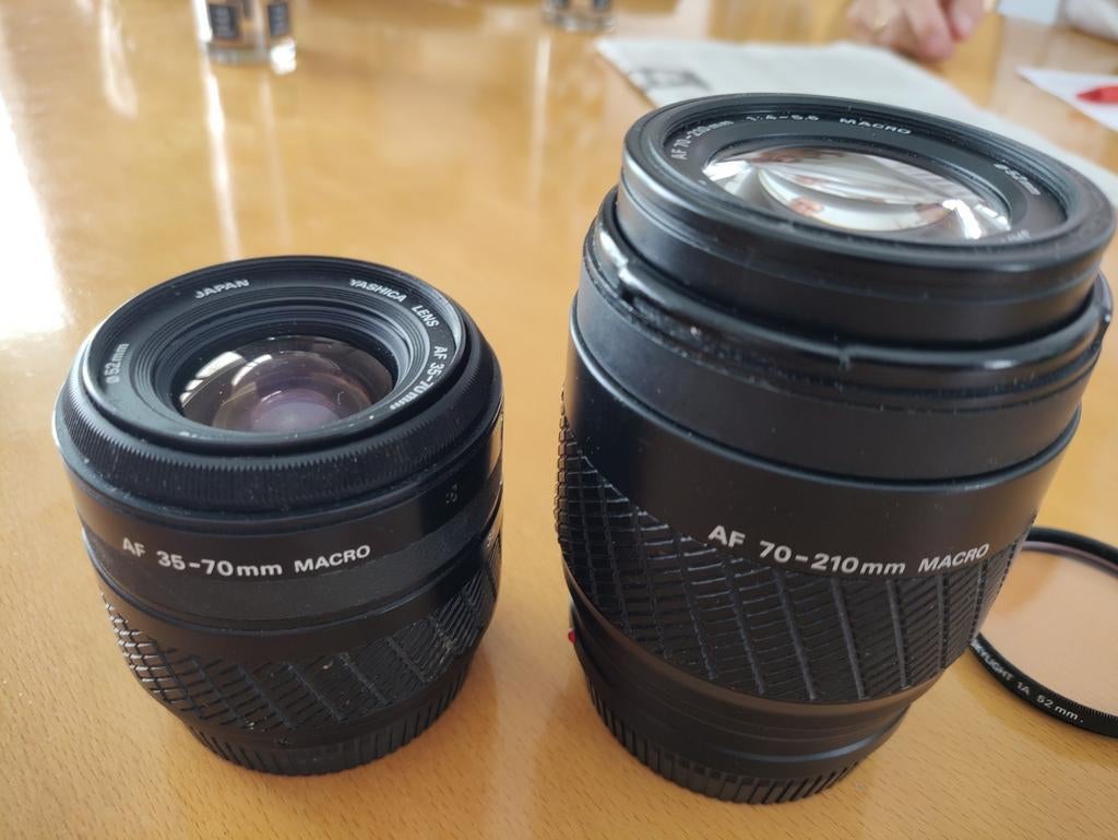 Yashica lenzen voor reflexcamera in zeer goede staat, Ophalen of Verzenden, Zo goed als nieuw