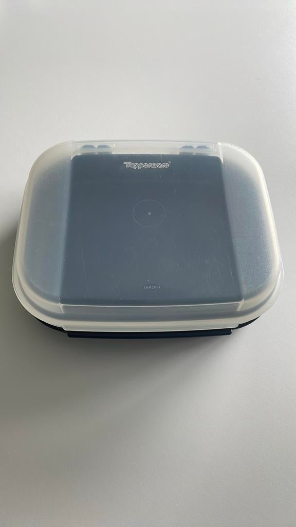 Boîte de rangement Tupperware, Utilisé, Bleu, Boîte