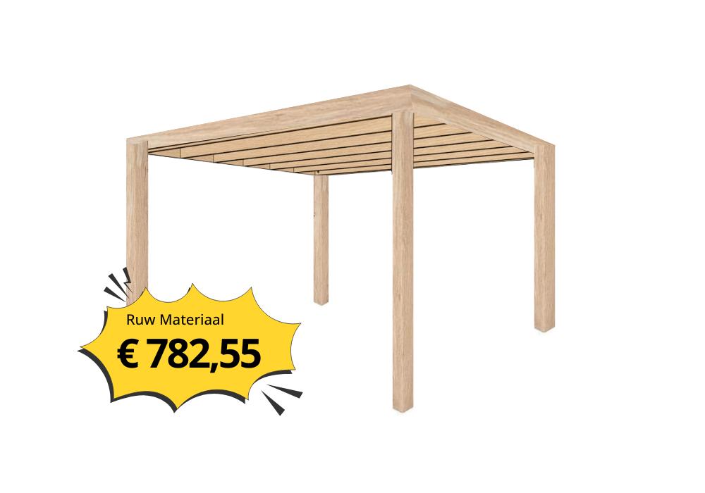 Eiken pergola 3 x 3 m, Ophalen, Nieuw, Overige typen