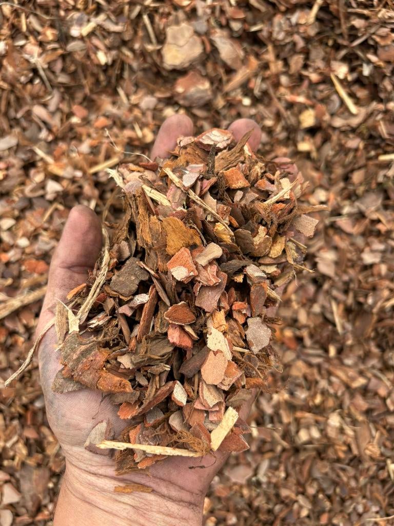 Boomschors aan groothandelsprijzen!, Jardin & Terrasse, Terre & Fumier, Enlèvement, Écorce de pin