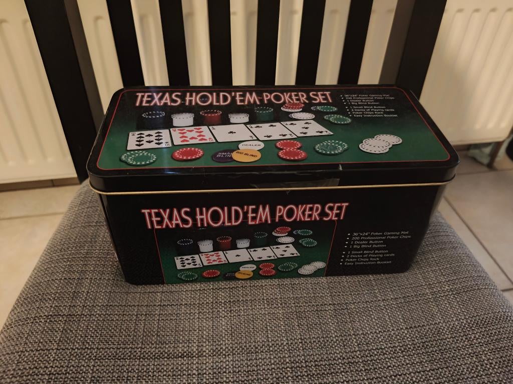 Poker set, Ophalen