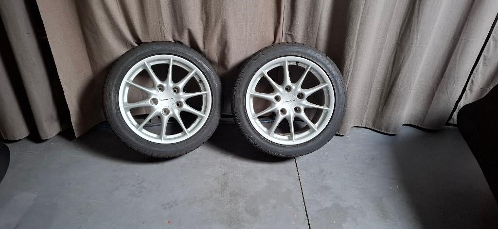 autovelgen en banden Porsche Carrera 4, Auto-onderdelen, Banden en Velgen, Ophalen, Gebruikt, Banden en Velgen, All Season