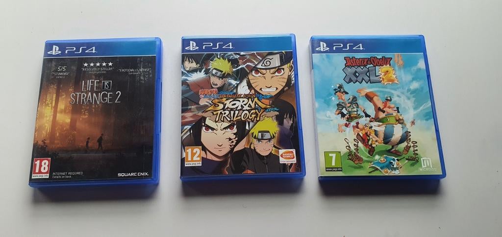Ps4 naruto storm, asterix xxl (life is strange vendu), Consoles de jeu & Jeux vidéo, Enlèvement, Comme neuf