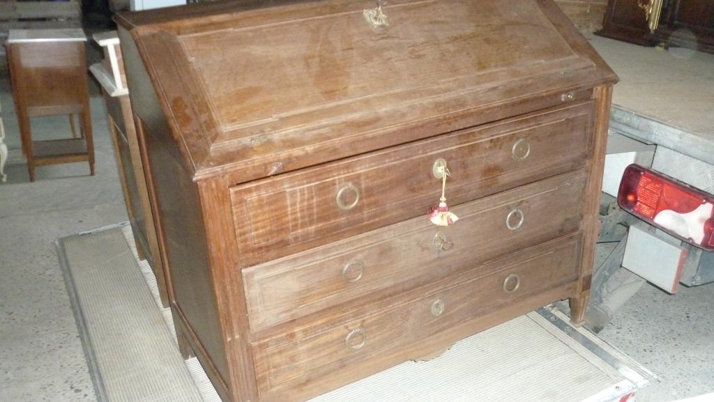 ANTIEKE GROOTE BUREAUCOMMODE IN EIK, Antiek en Kunst, Ophalen