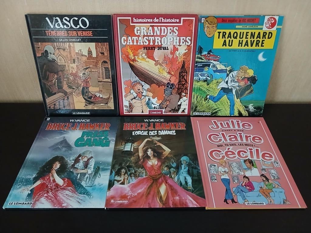 6 strips uitgegeven door Le Lombard editions - Naar keuze, Boeken, Stripverhalen, Meerdere stripboeken, Ophalen, Zo goed als nieuw