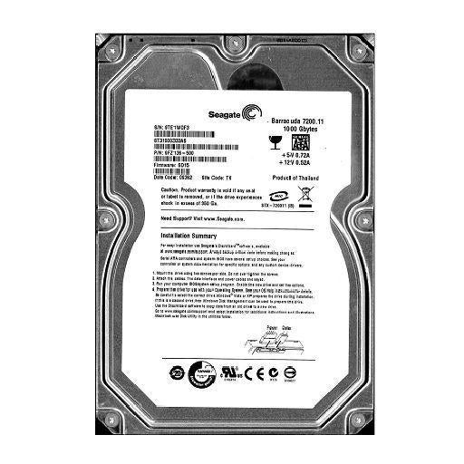 Seagate Barracuda 1 To, Informatique & Logiciels, Disques durs, Enlèvement ou Envoi, Interne, Utilisé, Seagate