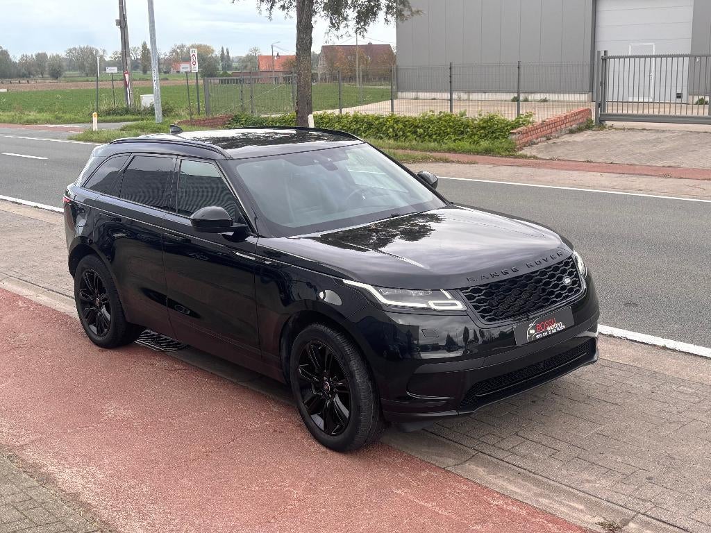 LAND ROVER VELAR D180 NAVI/CRUISEC/LEDER/CAMERA/KEYLESS, Auto's, Land Rover, Automaat, Range Rover Velar, Zwart, Leder