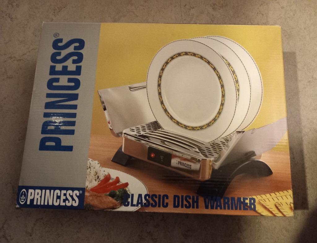 Chauffe-assiettes " Princess " en acier chromé neuf, Maison & Meubles, Cuisine | Vaisselle, Neuf, Autres types, Autres styles