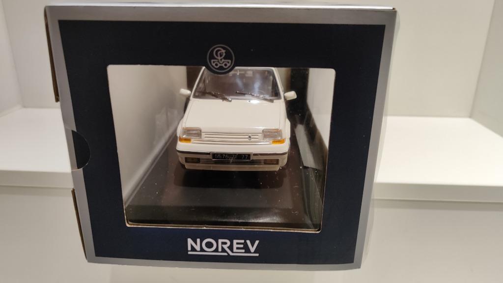 1/18 Norev Renault 5 R5 super 5 GT Turbo phase 2 wit 1:18, Hobby en Vrije tijd, Modelauto's | 1:18, Nieuw, Norev, Ophalen