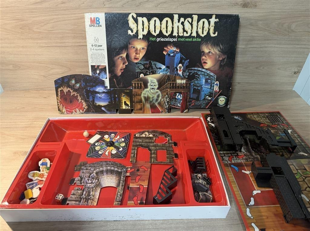 spookslot het griezelspel met veel aktie orgineel - s6594, Hobby en Vrije tijd, Verzenden, Zo goed als nieuw