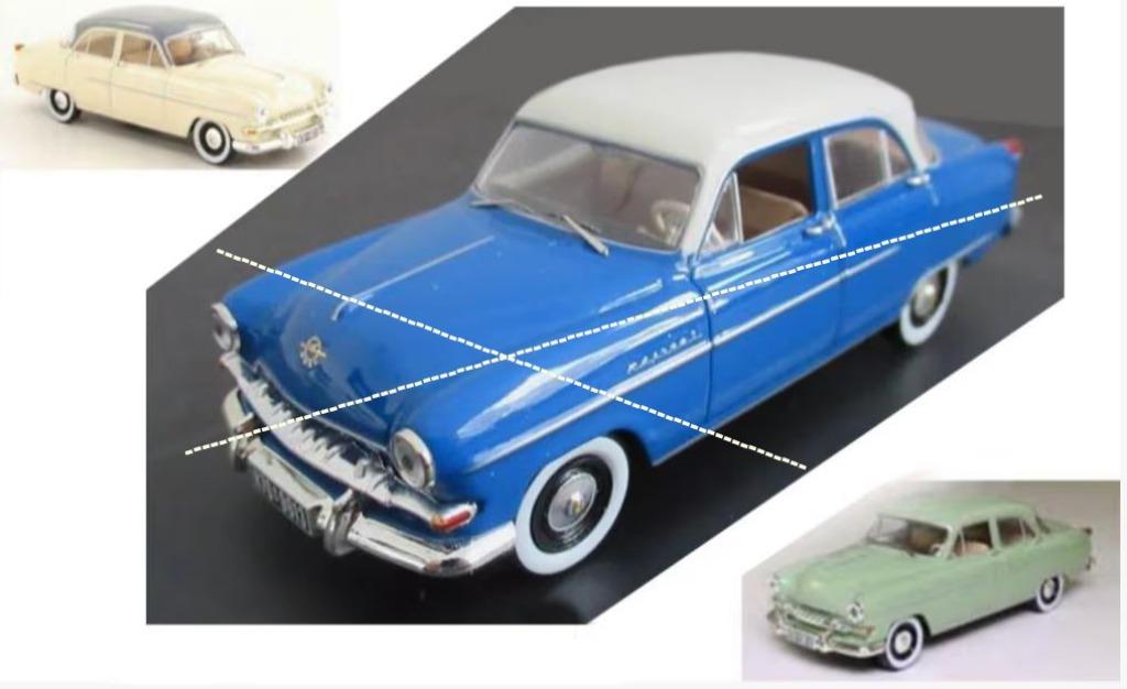 Opel Kapitän 1954 1955, Hobby & Loisirs créatifs, Voitures miniatures | 1:43, Neuf, Voiture, Starline, Envoi
