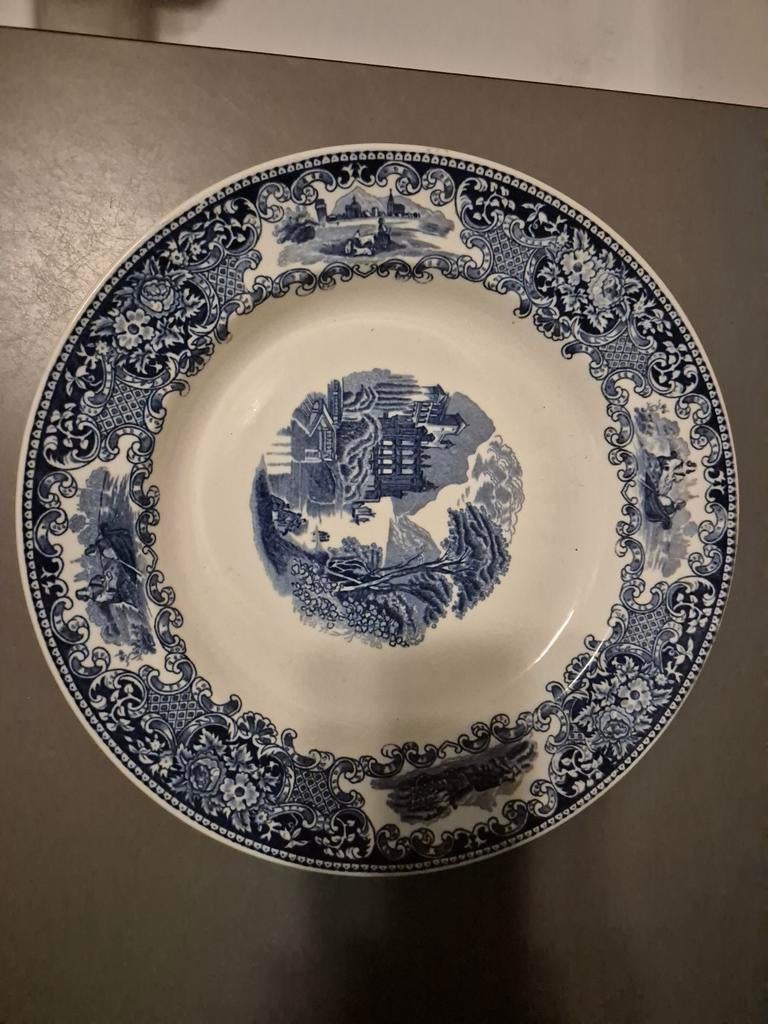 Grande assiette ancienne 30 cm, Enlèvement ou Envoi