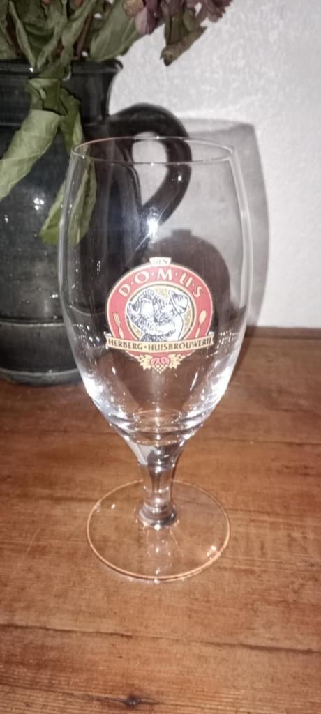 Domus bierglasbrouwerij, Verzamelen, Biermerken, Zo goed als nieuw, Glas of Glazen, Overige merken, Ophalen of Verzenden