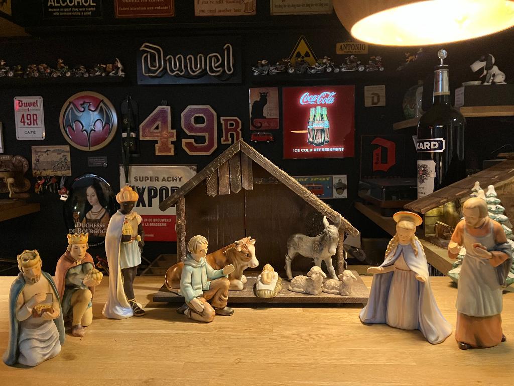 Scène de la Nativité de Goebel 214, Divers, Noël, Utilisé, Enlèvement ou Envoi