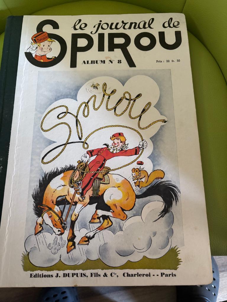 le journal de spirou , album n8 , livre, Une BD, Enlèvement, Utilisé
