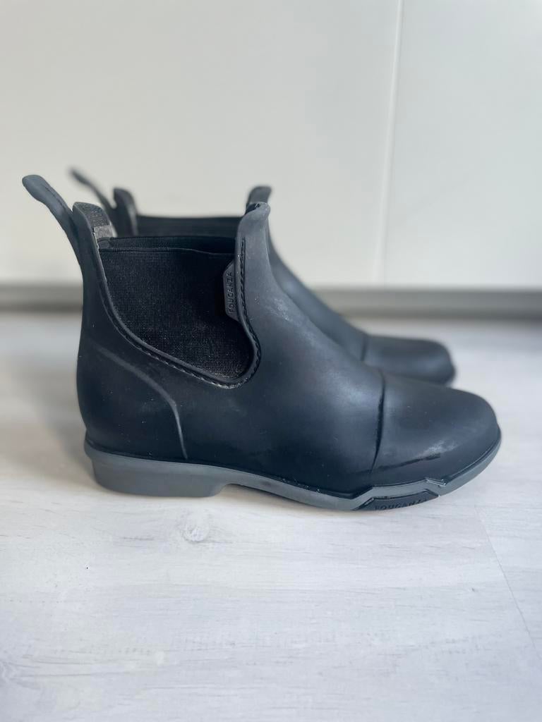 Fouganza rubberen rijlaarsjes Jodphur maat 35, Dieren en Toebehoren, Gebruikt, Kinderen, Ophalen of Verzenden, Schoeisel