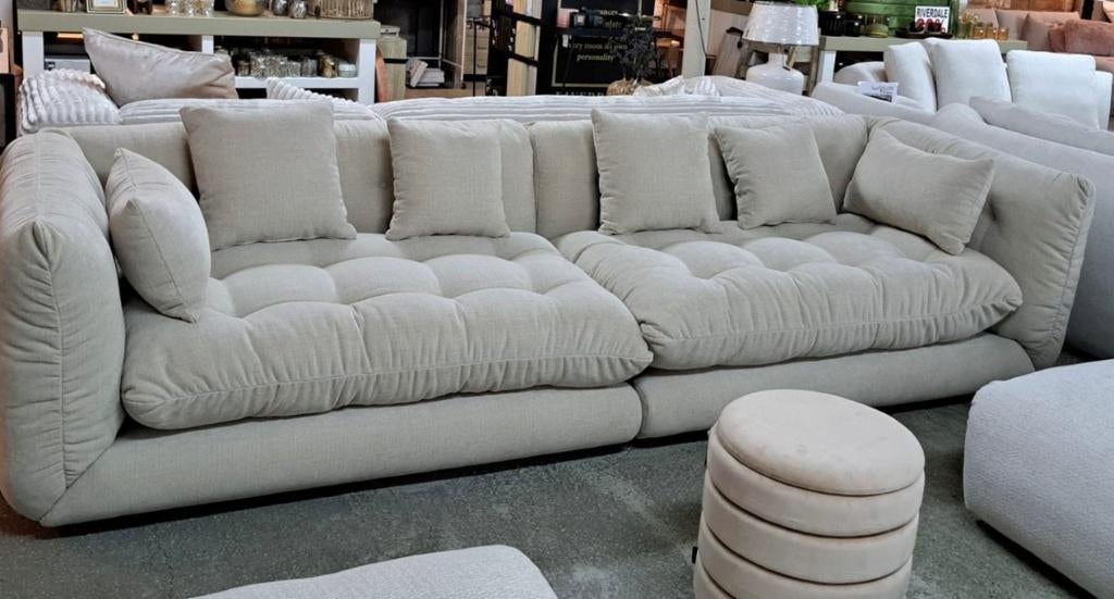 Sofa MONA RIVERLINE, Ophalen, Nieuw, 300 cm of meer, Bohemien chique