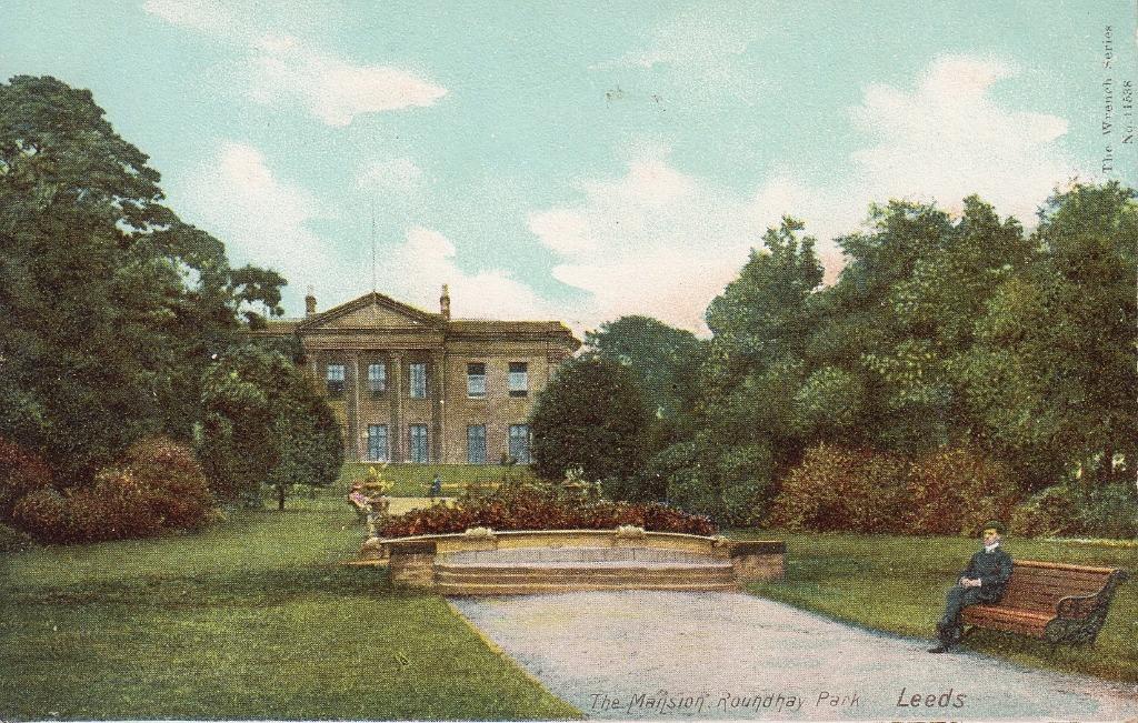 1900 - ANGLETERRE - Leeds : The Mansion Roundhay Park, Envoi, Avant 1920, Non affranchie, Angleterre