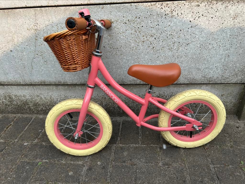 Banwood - Roze loopfiets. Perfecte staat, Ophalen of Verzenden, Zo goed als nieuw, Loopfiets