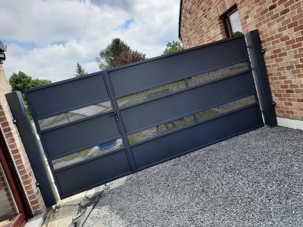 Portail, Neuf, 200 cm ou plus, Portail battant, Acier