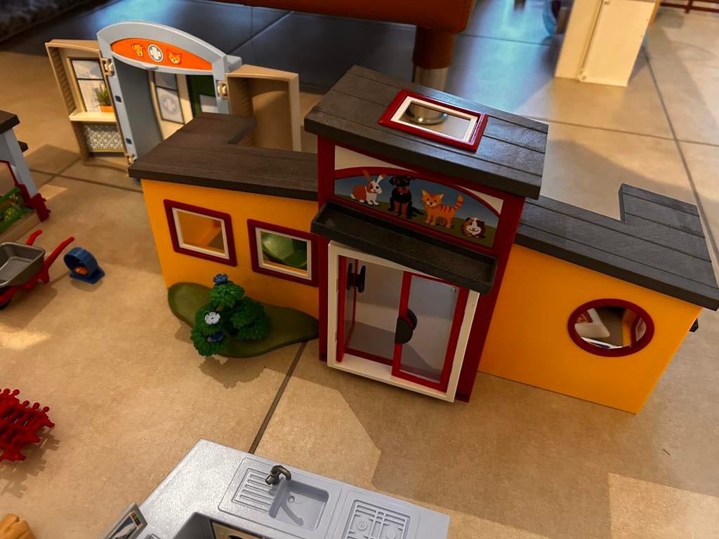 Playmobil dieren hotel met extras, Kinderen en Baby's, Speelgoed | Playmobil, Ophalen, Zo goed als nieuw