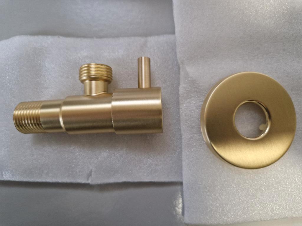 Hoekstop kraan messing, Ophalen, Nieuw, Kraan