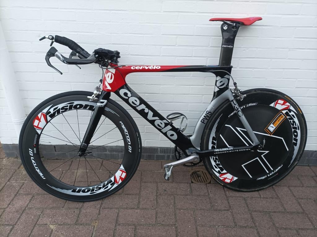 Tijdritfiets Cervelo P3 maat 56, Fietsen en Brommers, Fietsen | Racefietsen, Gebruikt, Carbon, Ophalen of Verzenden, Meer dan 20 versnellingen