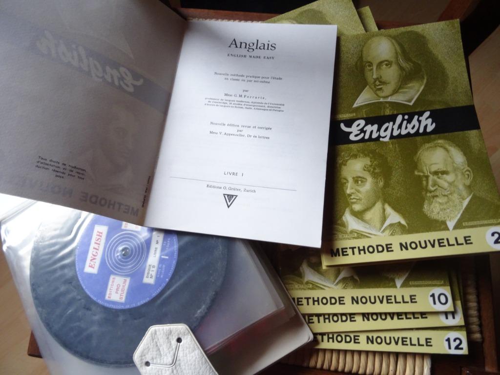 Livre Anglais + disque, Enlèvement