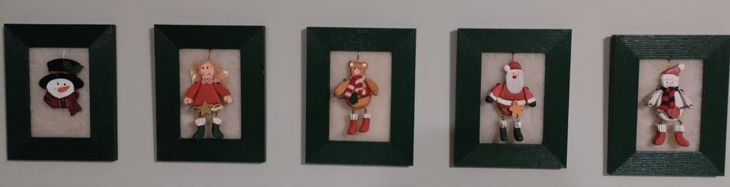 Kerst kadertjes/kerstversiering, Ophalen