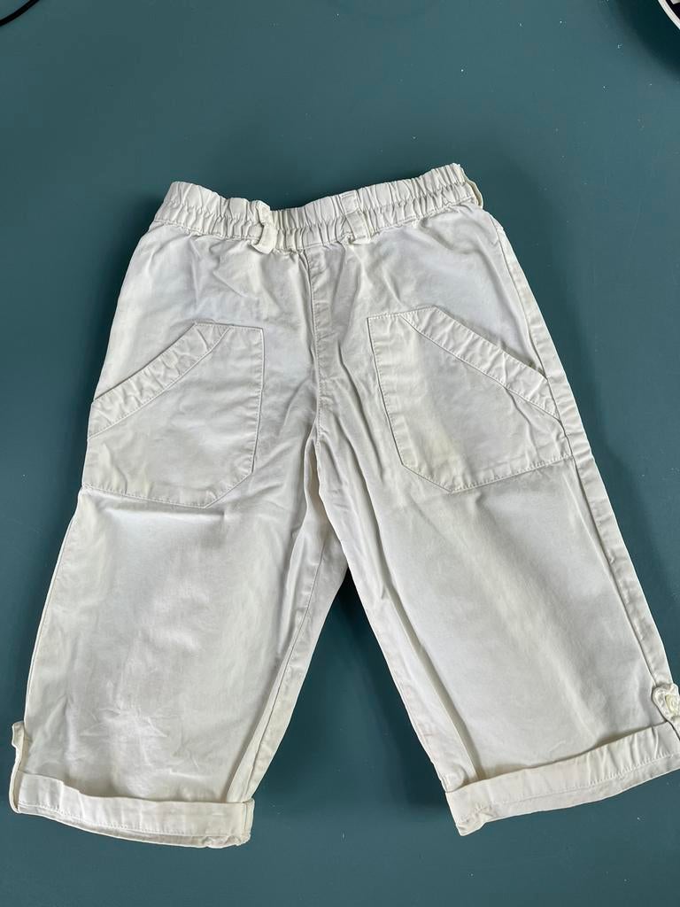 Witte broek Ma Muse maat 86, Ophalen of Verzenden, Gebruikt