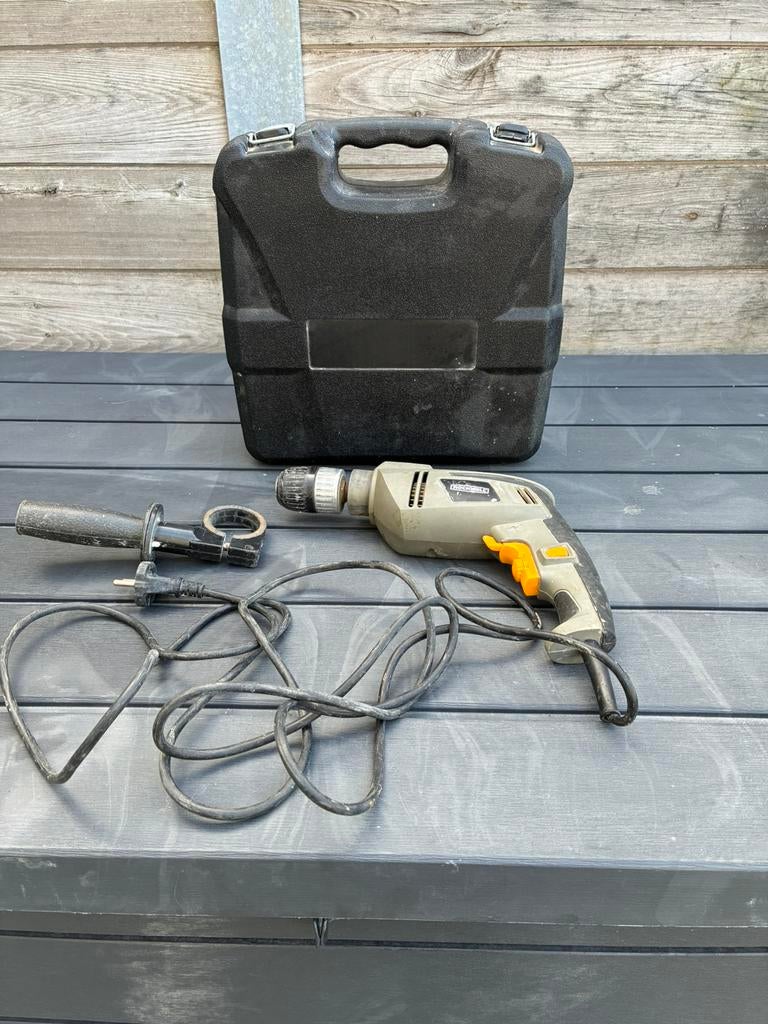 Boormachine Rockwell met opbergkoffer 710W, Bricolage & Construction, Outillage | Foreuses, Enlèvement, Utilisé, 600 watts ou plus