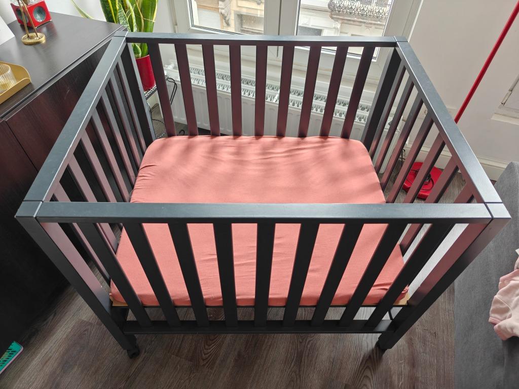 Baby box zwart, Kinderen en Baby's, Ophalen, Gebruikt, Rechthoekig, In hoogte verstelbaar