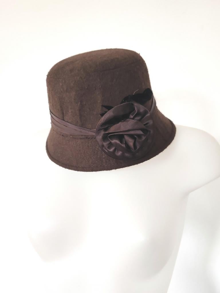 Chapeau en laine et coton taille 58, Enlèvement ou Envoi, Comme neuf, Chapeau