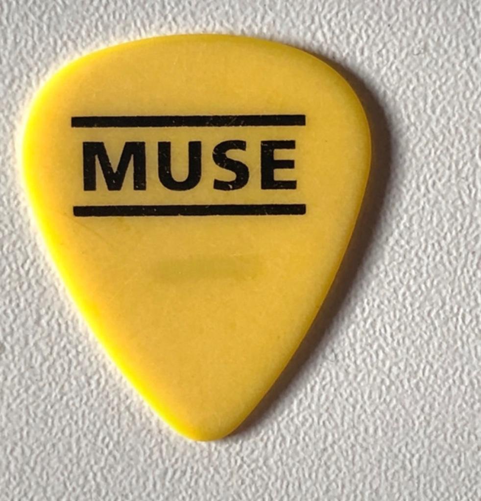 Muse original Guitarpick plectrum, Ophalen of Verzenden, Zo goed als nieuw, Alternative