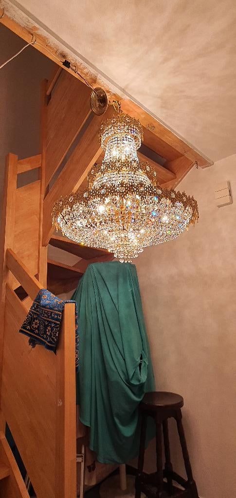 kristallen en antieke luster zakmodel, Antiek en Kunst, Ophalen