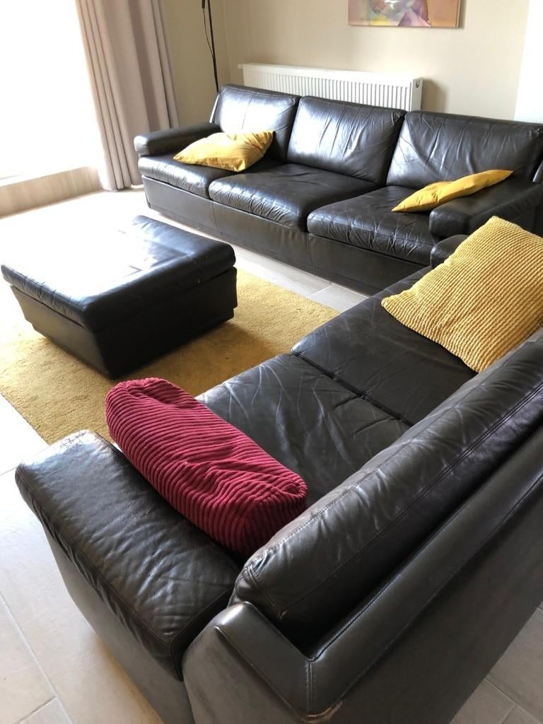 salon , leder, Huis en Inrichting, Zetels | Zetels, Ophalen